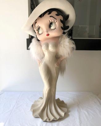 RARA  BETTY BOOP MADAME WHITE DRESS CM 98 NUOVA