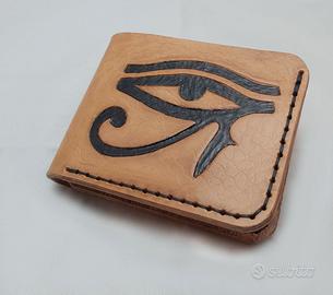 Eye Of Horus leather wallet