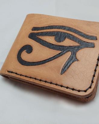 Eye Of Horus leather wallet