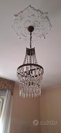 lampadario con applique 