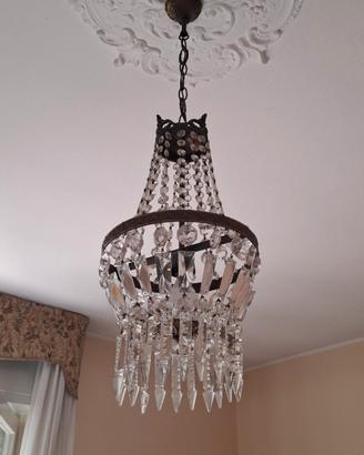 lampadario con applique 