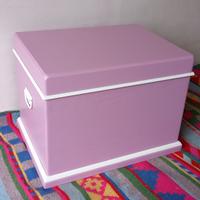 Baule laccato artigianale,idea per dono feste.