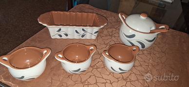 Set Servizio Terracotta Country Collection.