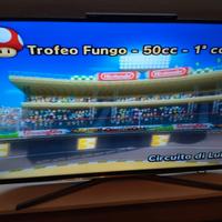 NINTENDO WII Mini +5 giochi+ MARIO KART +accessori