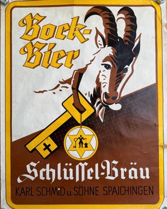 Poster vintage ANONIMO BIRRA TEDESCA