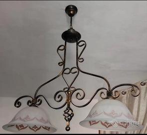 lampadari in ferro battuto