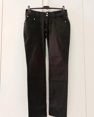 Jeans neri donna Phard skinny Con dettagli metalli