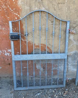Cancello in ferro zincato