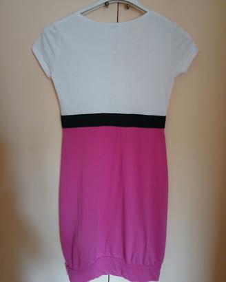 Vestito a fascia colorate