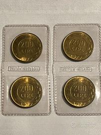 Monete lire 200 anno 1977