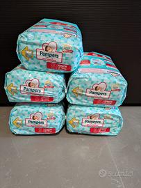 5 Pacchi da 18 Pampers Baby-dry