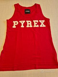 Canotta Pyrex rossa taglia S, modello lungo