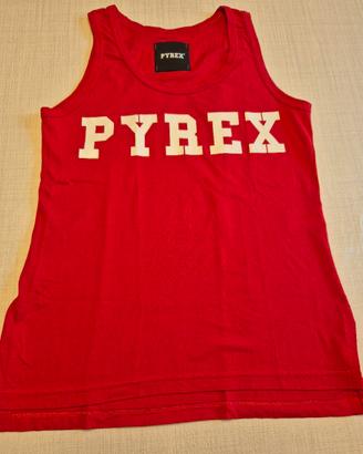 Canotta Pyrex rossa taglia S, modello lungo