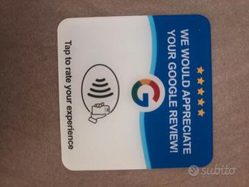 tessere Google per recensioni 