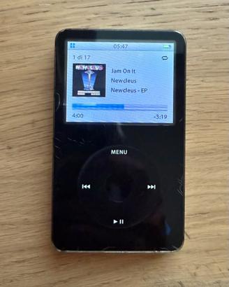 Apple iPod 5ª Gen.  60GB nero, modello A1136.