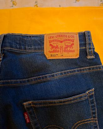 jeans levis 511 corto ragazzo