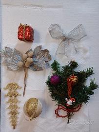 Quattro Addobbi per Albero & due Addobbi Natalizi
