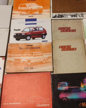 Libretti uso e manutenzione auto