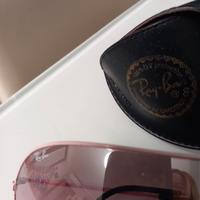 occhiali donna rosa Ray ban originali