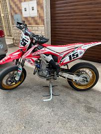 Honda Crf 450 motard pronto pista no targata