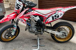 Honda Crf 450 motard pronto pista no targata