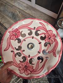 lampadario dipinto a mano