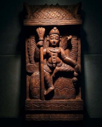 Pannello intaglio Indiano Murugan