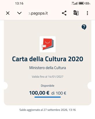  Buono libri scolastici. 