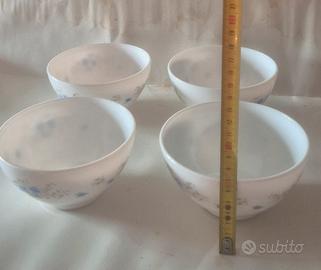  Tazze Vintage Arcopal Myosotis Nutella nuove da 