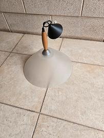 lampadario in legno e vetro stille moderno 