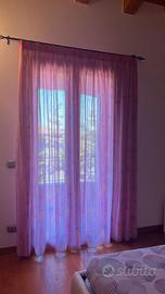 Tenda Cameretta Principesse Rosa per portafinestra