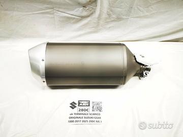 TERMINALE SCARICO ORIGINALE SUZUKI GSX R 1000 2017