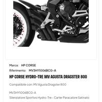 Scarico hp corse hydrotre Nuovo MV Agusta