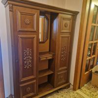 Antico/Vintage Mobile d'Ingresso in Legno 
