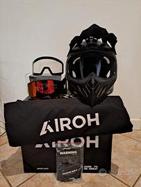 Casco airoh e masxherina eathen
