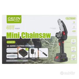 Motosega Mini a Batteria Elettrosega Troncarami