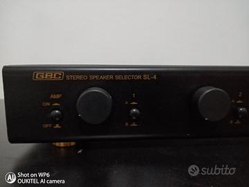 SELETTORE GBC PER 4 COPPIE DI DIFFUSORI AUDIO