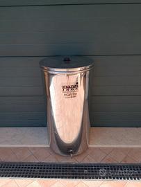 fusto bidone olio 210 litri Manzi acciaio inox 