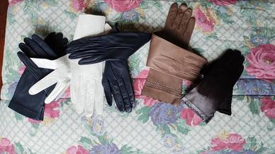 Guanti donna sfoderati in vitello 