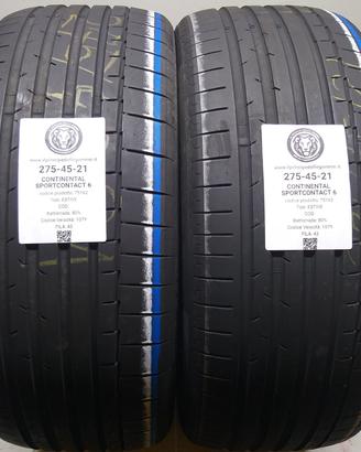 2 GOMME 275 45 21 CONTINENTAL A75162