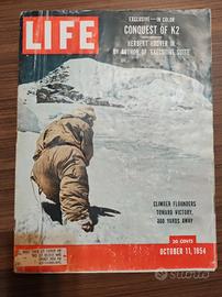 Life magazine originale Conquest of k2 1954