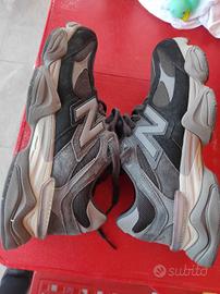 scarpette new balance 9060 n 44 grigio e nero 