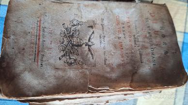 Horae Diurnae breviario antico libro vintage