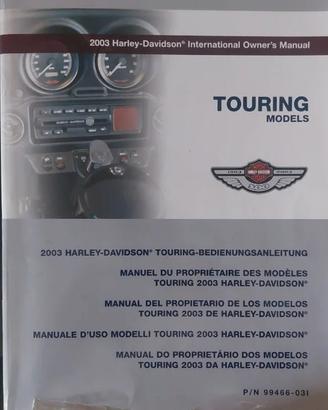 Harley davidson  Manuale d'uso. 