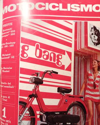 Rivista MOTOCICLISMO numero 1 del 1971