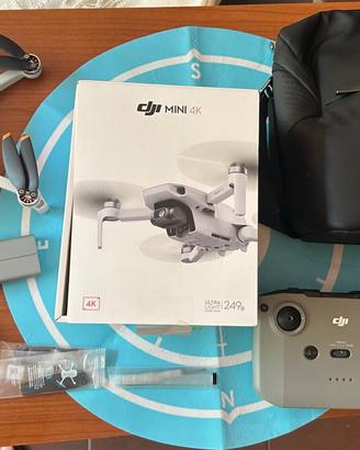 DJI Mini 4K Pari al Nuovo, borsa + Hub di ricarica