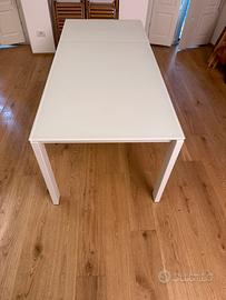 Tavolo allungabile Calligaris in vetro temerato