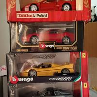 modellini 1/18 Ferrari Lambo Mercedes mai staccati