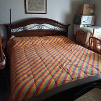 camera da letto vintage vero legno arte povera 