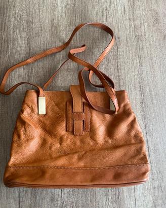 Borsa vintage anni 80 in vera pelle